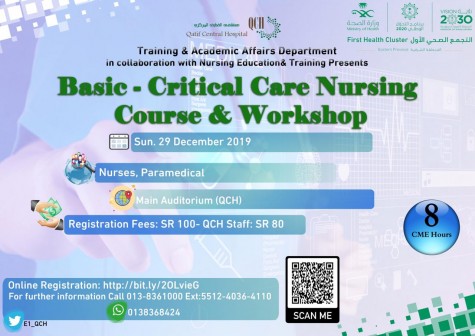 Basic - Critical Care Nursing Course & Workshop